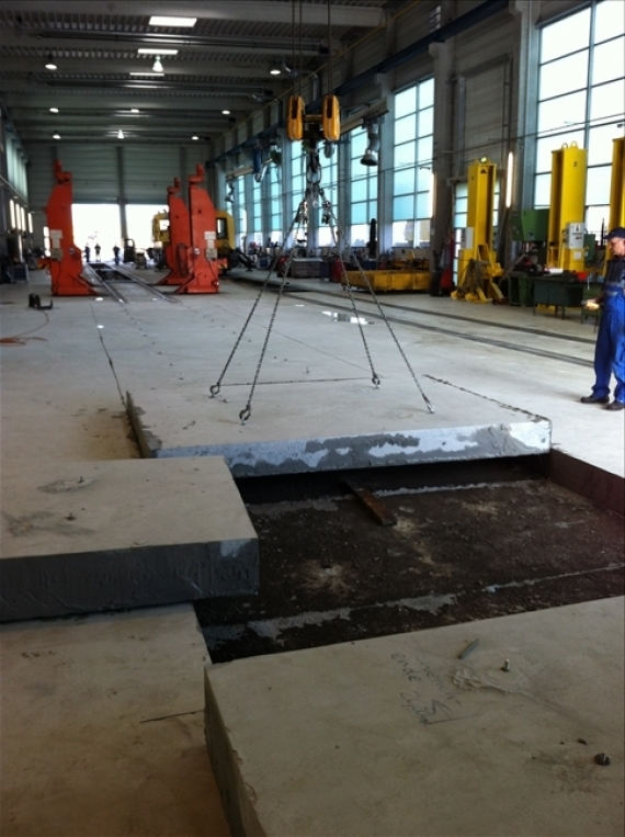 Oberbaumaschinenhalle Gleisbauhof Hanau